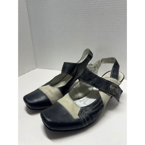 Fidji black cream leather - fidji,