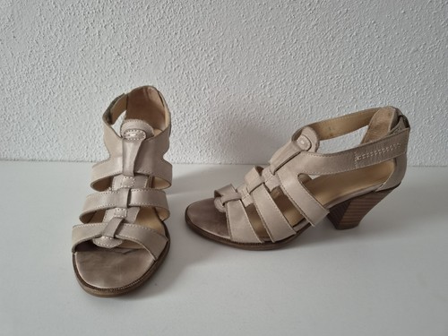 Fidji sandalen leder - 34, taupe