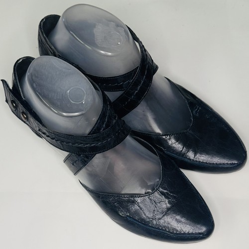 Fidji womens navy leather - 39.5,